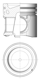 KOLBENSCHMIDT 41857600 for MERCEDES-BENZ