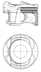 KOLBENSCHMIDT Stempel 40883600 for FORD