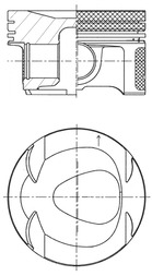KOLBENSCHMIDT Stempel 41726600 for MERCEDES-BENZ