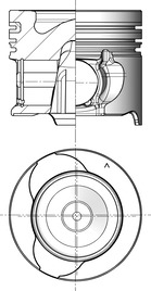 KOLBENSCHMIDT Stempel 41813600 for RENAULT