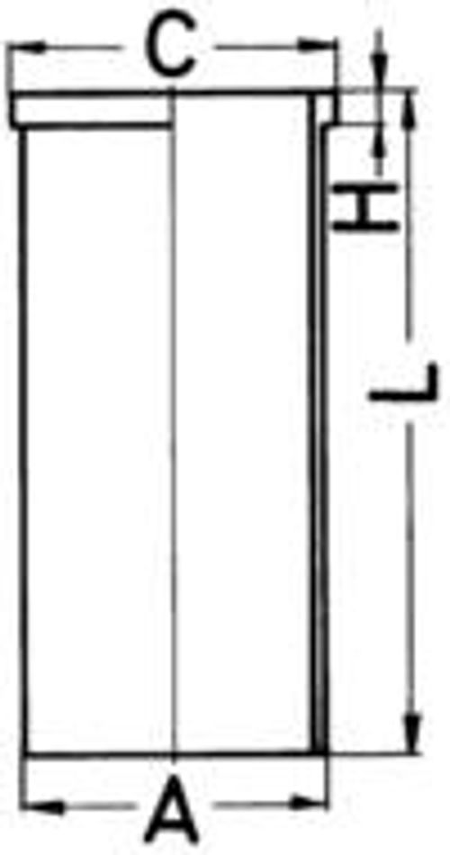 Produktbillede for Cylinderforing