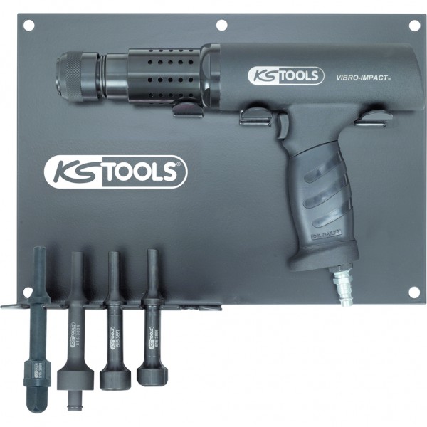 KS Tools Vibro-Impact pneumatisk mejselhammer-sæt, 6 stk