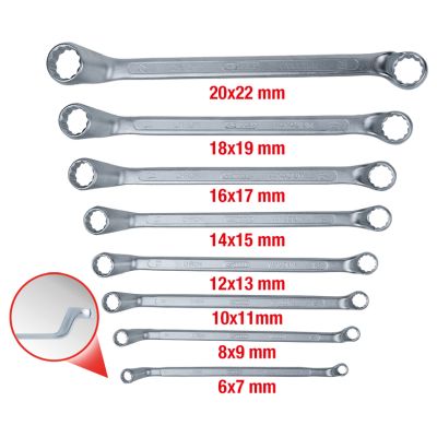 KS TOOLS Dobbelt ringnøglesæt 517.0248