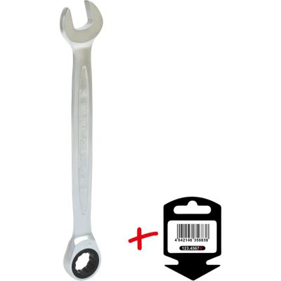 KS TOOLS Skralde-ringgaffelnøgle 503.4214-E