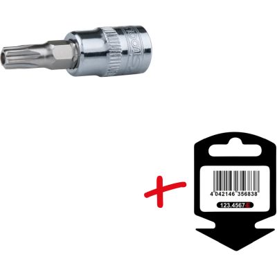 KS TOOLS Skraldenøgleindsats (Hexagon) 918.1472-E