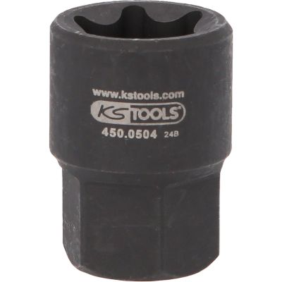 KS TOOLS Skraldenøgleindsats (Hexagon) 450.0504