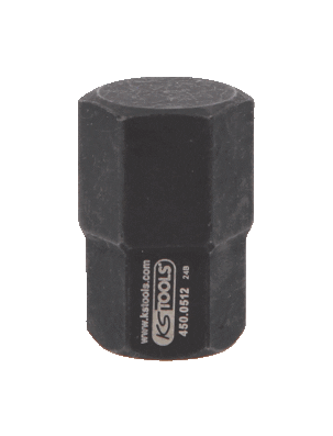KS TOOLS Skraldenøgleindsats (Hexagon) 450.0512