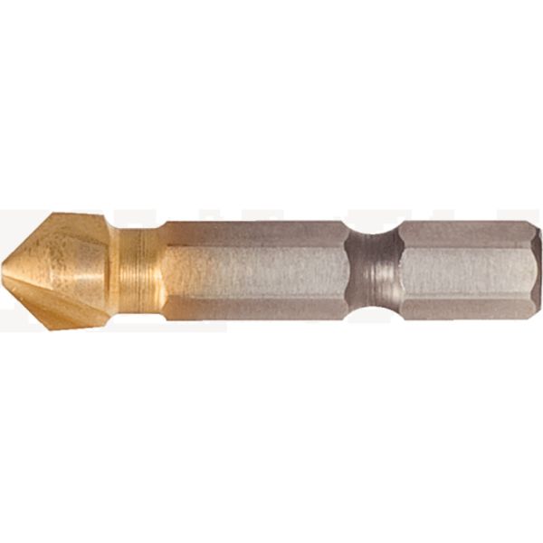 KS Tools 336.0330, Boremaskine, Borehoved til afgratning, Højre rotation, 6,3 mm, 60 mm, Metal uden jern, Blød metal, Stål