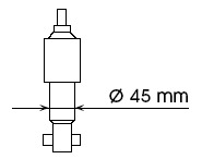 KYB Støddæmper 444102 foraksel for FORD NISSAN