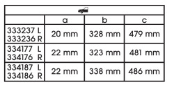 KYB Støddæmper 334176 højre foraksel for TOYOTA