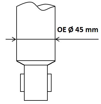 KYB Støddæmper 3418018 bagaksel for FORD VW
