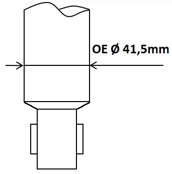 KYB Støddæmper 3440229 bagaksel for FORD VW