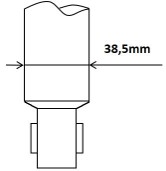 KYB Støddæmper 343484 bagaksel for MERCEDES-BENZ VW
