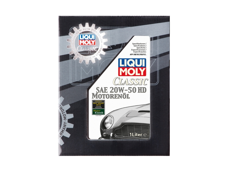 Liqui Moly Classic Motorolie SAE 20W-50 HD [1L], LIQUI MOLY, b.la. til Austin