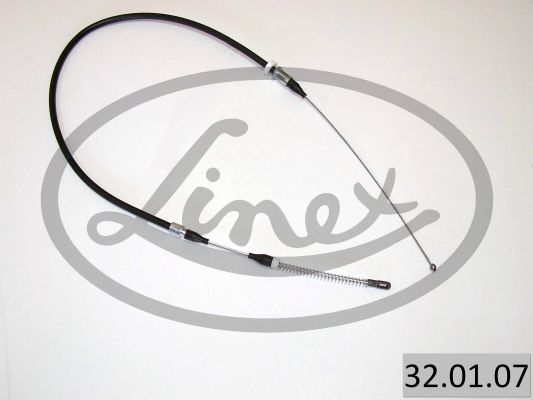 LINEX Håndbremsekabel 320107 venstre for OPEL
