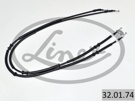 LINEX Håndbremsekabel 320174 bag for OPEL