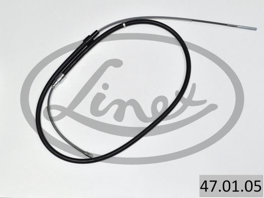 LINEX Håndbremsekabel 470105 venstre for VW