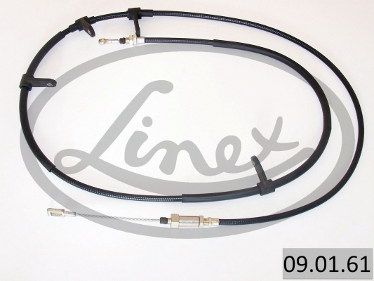 LINEX Håndbremsekabel 090161 foran for PEUGEOT