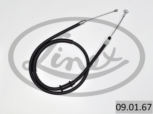 LINEX Håndbremsekabel 090167 venstre for PEUGEOT