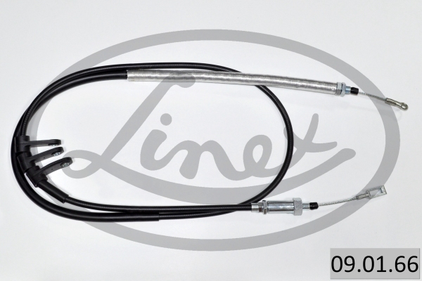 LINEX Håndbremsekabel 090166 foran for PEUGEOT