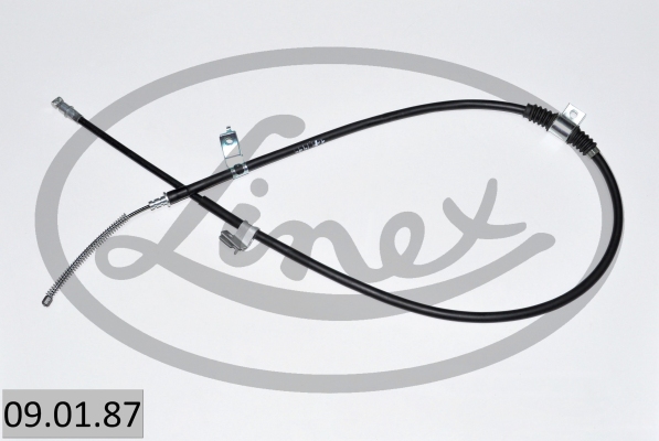 LINEX Håndbremsekabel 090187 venstre for MITSUBISHI