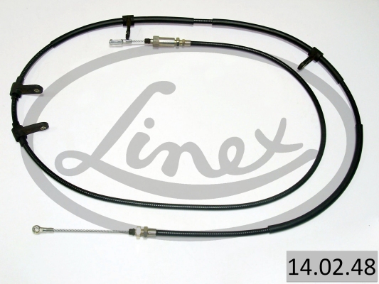 LINEX Håndbremsekabel 140248 foran for PEUGEOT