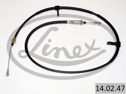 LINEX Håndbremsekabel 140247 foran for PEUGEOT