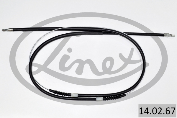 LINEX Håndbremsekabel 140267 bag for PEUGEOT FIAT