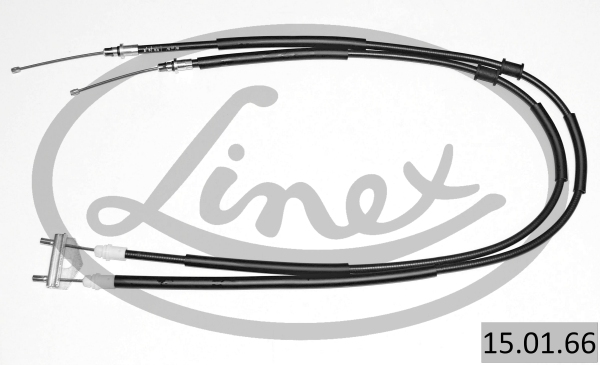 LINEX Håndbremsekabel 150166 bag for MAZDA