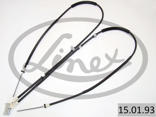 LINEX Håndbremsekabel 150193 bag for FORD