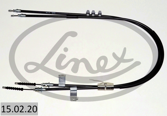 LINEX Håndbremsekabel 150220 bag for FORD