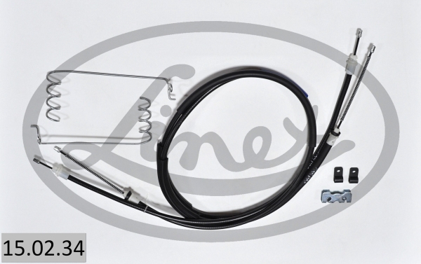 LINEX Håndbremsekabel 150234 bag for FORD