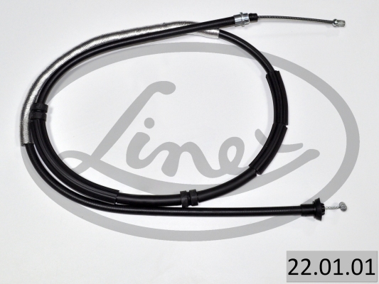 LINEX Håndbremsekabel 220101 højre for LANCIA