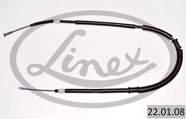 LINEX Håndbremsekabel 220108 venstre for LANCIA