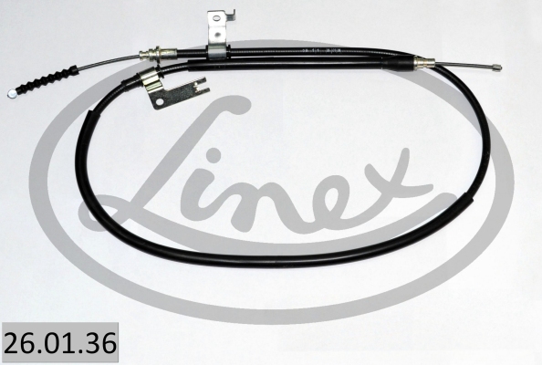 LINEX Håndbremsekabel 260136 højre for MAZDA