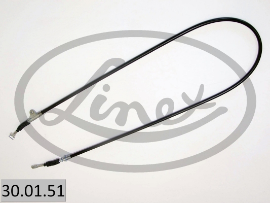 LINEX Håndbremsekabel 300151 højre for NISSAN