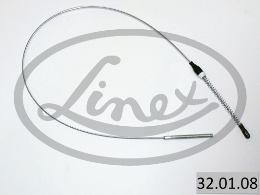 LINEX Håndbremsekabel 320108 højre for OPEL