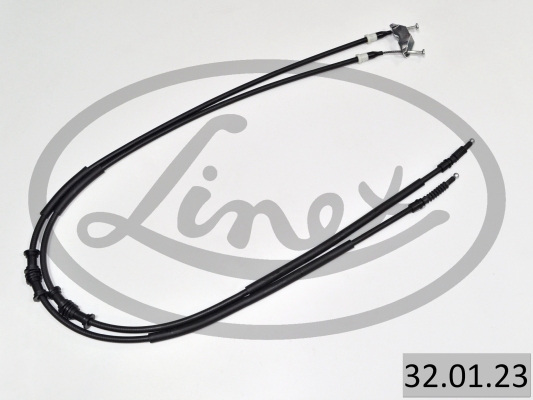 LINEX Håndbremsekabel 320123 bag for OPEL