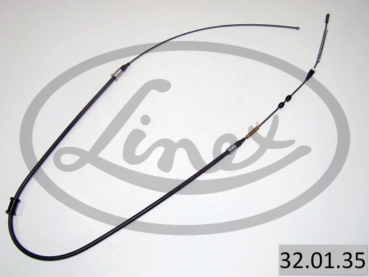 LINEX Håndbremsekabel 320135 højre for OPEL