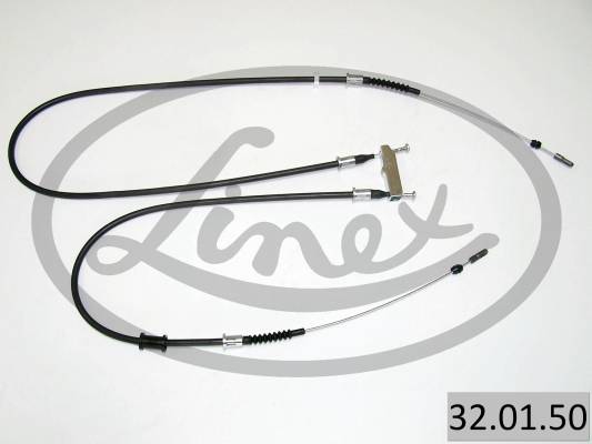 LINEX Håndbremsekabel 320150 bag for OPEL