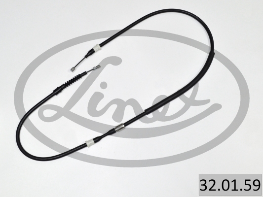 LINEX Håndbremsekabel 320159 venstre for OPEL