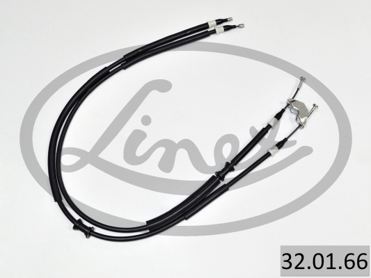 LINEX Håndbremsekabel 320166 bag for OPEL