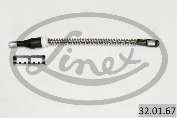LINEX Håndbremsekabel 320167 venstre for OPEL