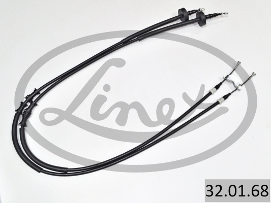 LINEX Håndbremsekabel 320168 bag for OPEL