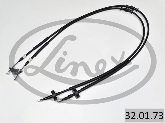 LINEX Håndbremsekabel 320173 bag for OPEL