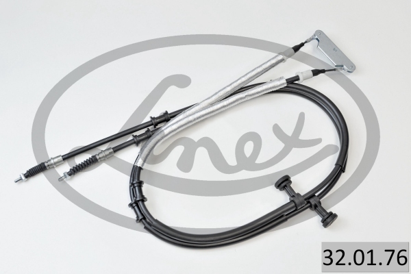 LINEX Håndbremsekabel 320176 bag for OPEL