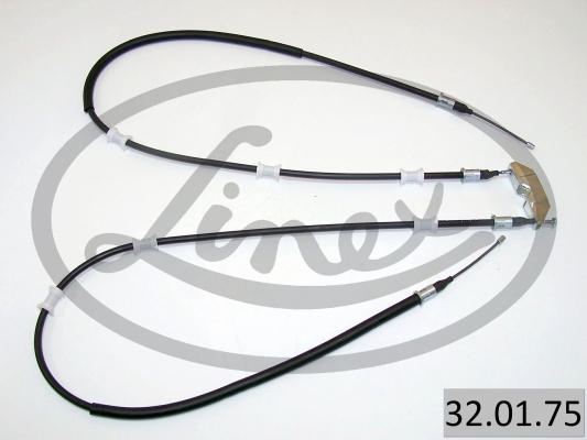 LINEX Håndbremsekabel 320175 bag for OPEL