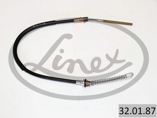 LINEX Håndbremsekabel 320187 venstre for OPEL