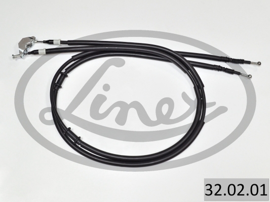 LINEX Håndbremsekabel 320201 bag for OPEL