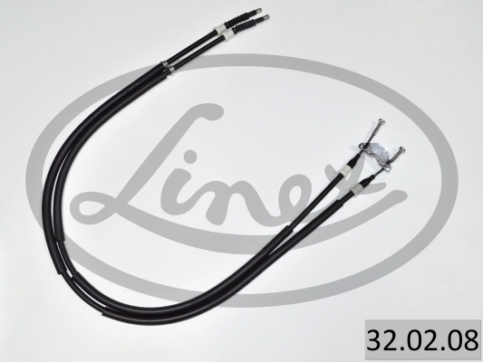 LINEX Håndbremsekabel 320208 bag for OPEL